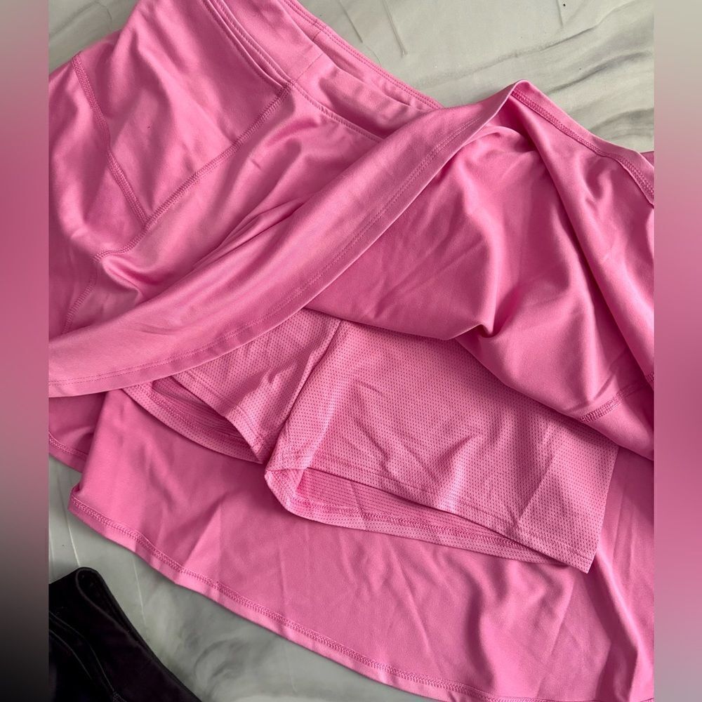 NWT New ATHLETIC WORKS Set 2 Girls Athletic Skorts Skirts Pink Black Plus XXL 18 - Picture 5 of 7